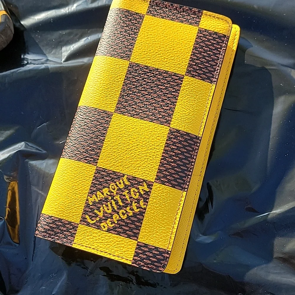2024 Louis VUITTON DAMIER POP PORTEFEUILLE BRAZZA WALLET Full Set - Picture 15 of 17